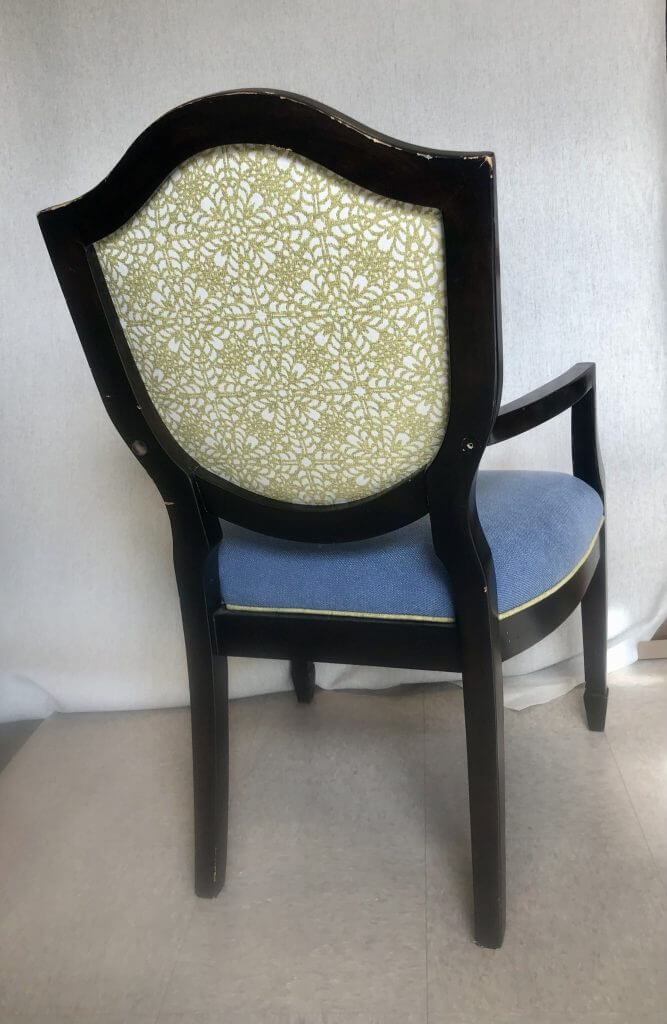Back view of an exceptionally stylish chair.